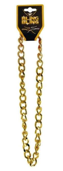 Gangster Gold Chain Necklace J58 021