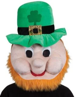 Plush Head St Patricks Leprechuan Head 1297
