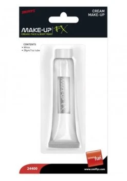Smiffy's Make-Up FX Aqua Cream Make Up White Colour Smiffys 24400