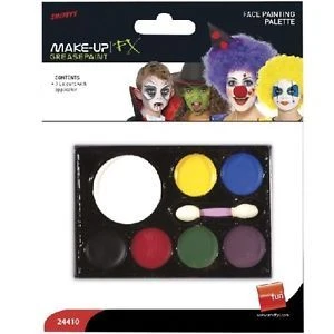 Face Painting Palette 7 Assorted Colours W/Applicator 24410