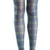 Tartan Printed Tights - Blackwatch Tartan Multi 5055419608052