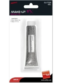 Smiffys Glitter Gel Silver 20ml Tube Smiffys 38929