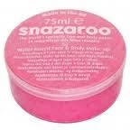 Pink Snazaroo 75ML Face Paint Big Tub Professional Quality
