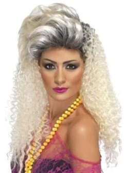80's Bottle Wig Blonde 42022
