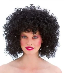 80's Disco Perm Black Wig EW-8239