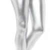 80's Metallic Disco Leggins Silver 48105