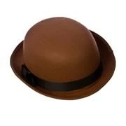 Derby Bowler Brown Hat AC-9206
