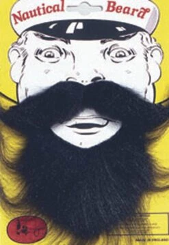 Nautical Beard Black Sailor
