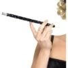Black Sequinned Cigarette Holder 26284
