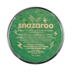 Metallic Electric Green Snazaroo 18ml Face Paint 1118422
