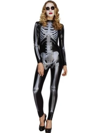 Fever Miss Whiplash Skeleton Costume 43838
