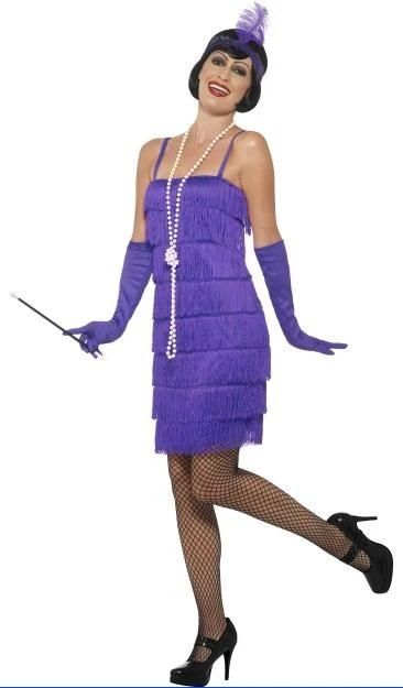Flapper Purple Short Costume 45500