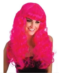 Foxy Neon Pink Wig EW-8230