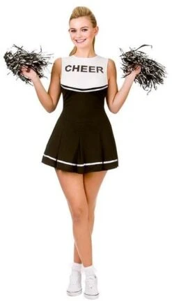 High School Black Cheerleader EF-2183