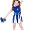 High School Cheerleader Blue Costume EG-3583