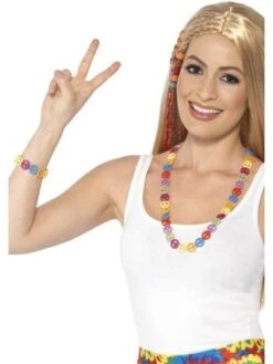 Hippie Peace Sign Set Multi-coloured 44660