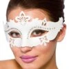 White Demonte Eye Mask MK-9954
