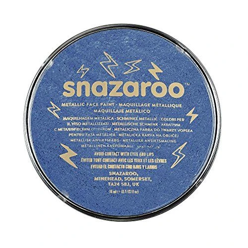 Metallic Electric Blue Snazaroo 18ml Face Paint 1118331