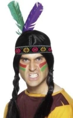 Native American Inspired Feathered Headband 22291
