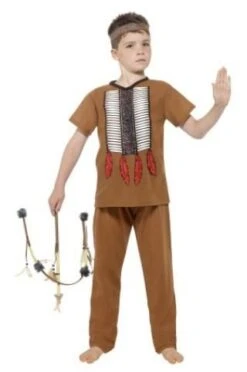 Native American Inspired Warrior Kid Costume 24664