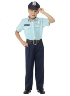 Police Officer Kid Costume 44399