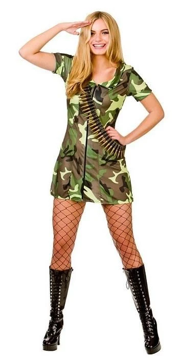 Sexy Army Girl Costume SF-0148