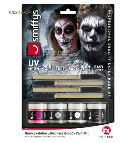 Neon Skeleton Liquid Latex Kit 46224