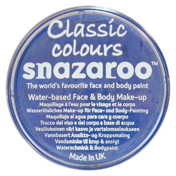 Sky Blue Snazaroo 18ml Face Paint 1118355