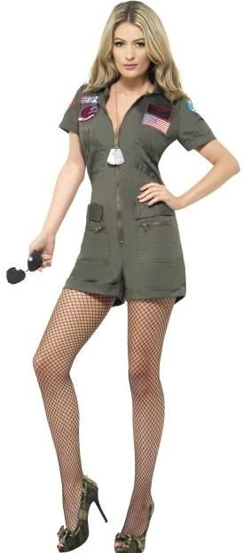 Top Gun Aviator Ladies Costume 27084