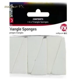 Triangle Sponges White Pack Of 6 46773