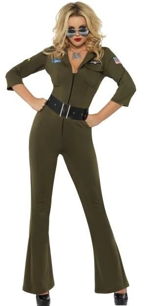 Top Gun Aviator Ladies Costume 32811