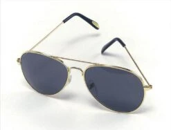 Glasses Aviator Gold Smiffys