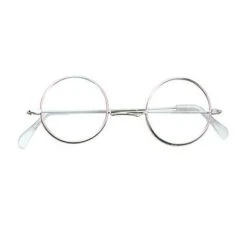 Granny Glasses No Glass Gold Rim