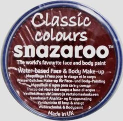 Burgundy Snazaroo 18ml Face Paint 1118866