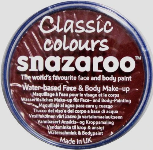 Burgundy Snazaroo 18ml Face Paint 1118866