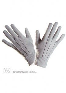 Unisex Short Grey Gloves