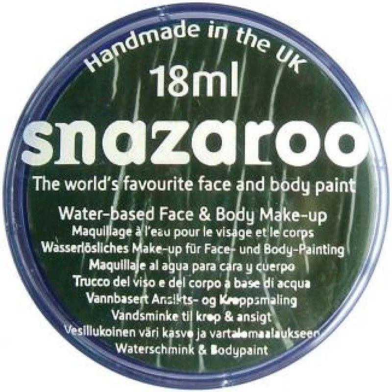 Dark Green Snazaroo 18ml Face Paint