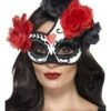 Day Of The Dead Crescent Eyemask Black 44960