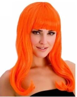 Fantasy Neon Orange Wig EW-8222