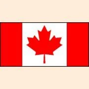 Canada Flag 5ft X 3ft Rugby Football