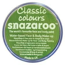 Lime Green Snazaroo 18ml Face Paint 1118433