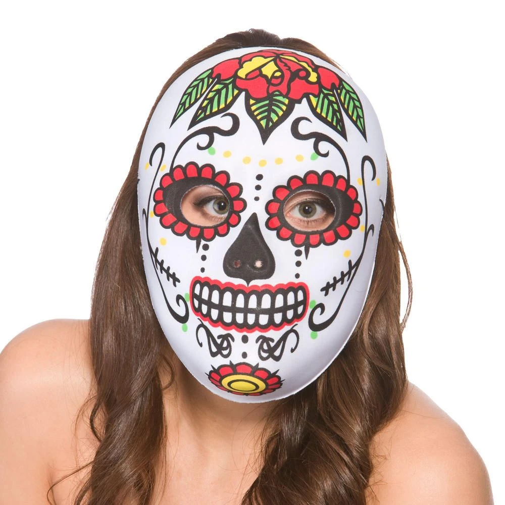 Day Of The Dead Full Face Multi Colour 9990