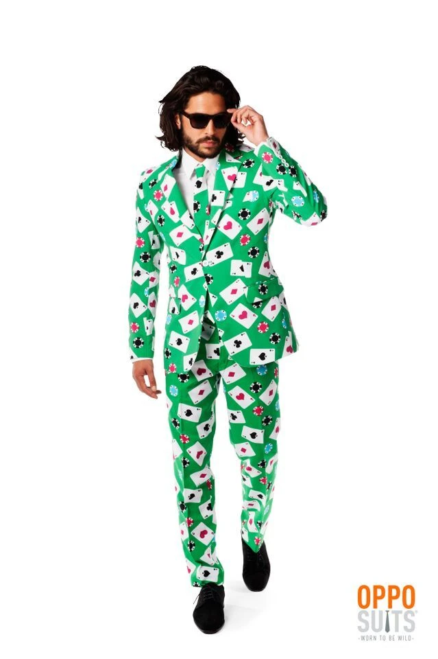 Opposuits Poker Face Fancy Dress Suit