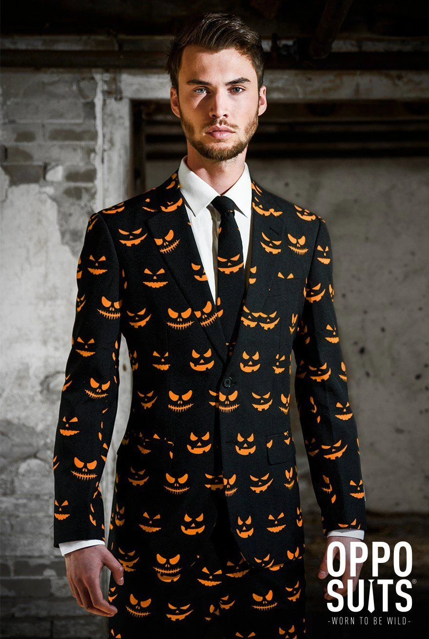 OppoSuits Black-O Jack-O Suit 0052