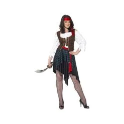 Pirate Lady Costume Brown 20470 Smiffys