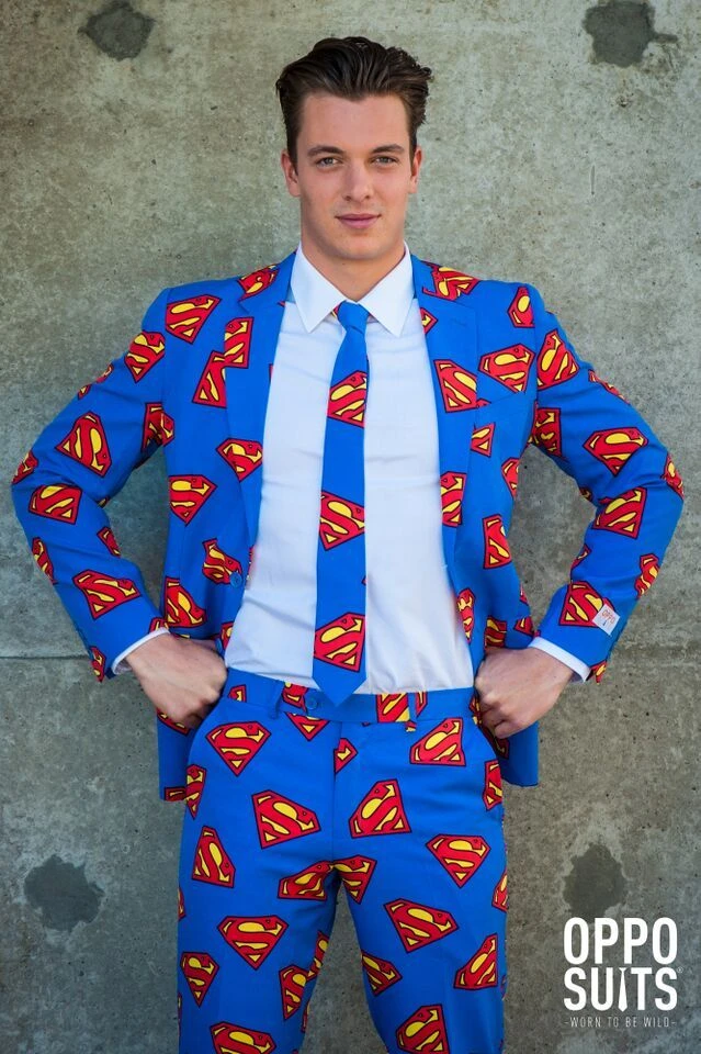 Opposuits Superman Official Fancy Dress Suit