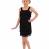 Black Flapper Girl Costume U24 059